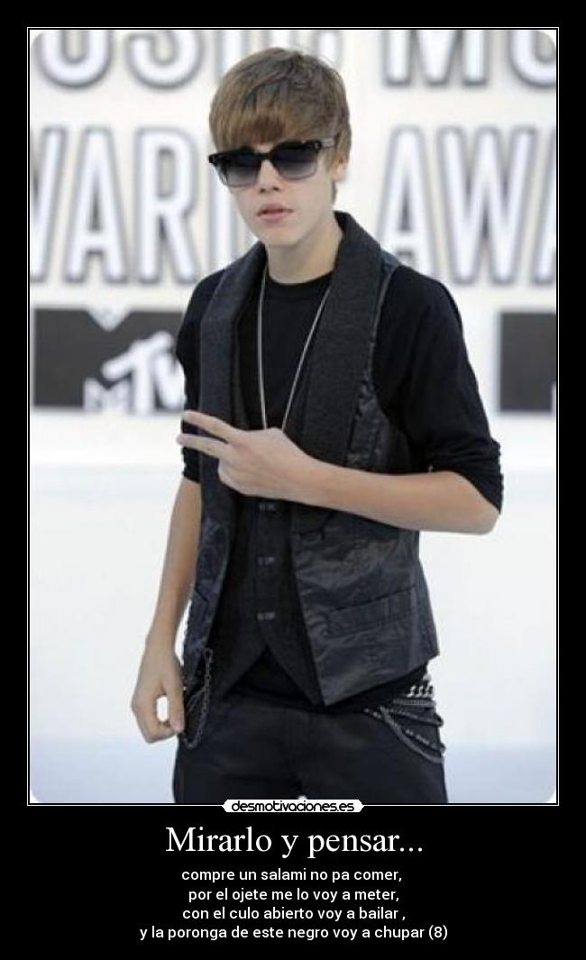 Mirarlo y pensar... -