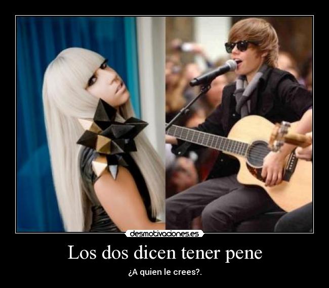 Los dos dicen tener pene - 