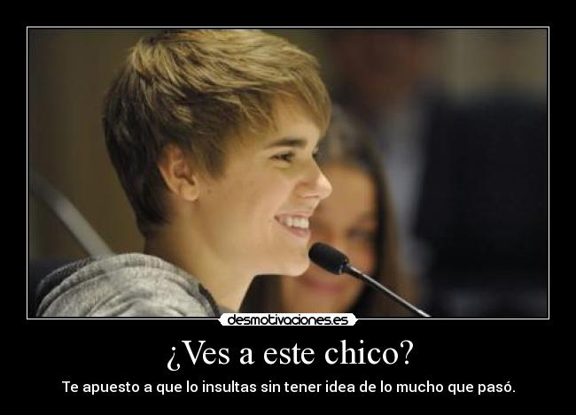 ¿Ves a este chico? -