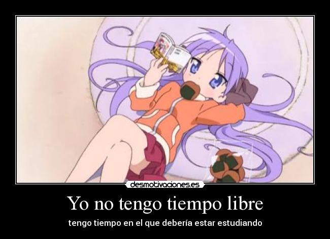 carteles resubido volvere resubir hace falta lucky star kagami desmotivaciones