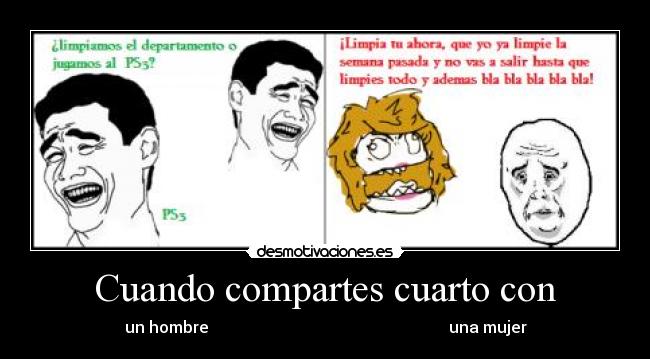 Cuando compartes cuarto con - 