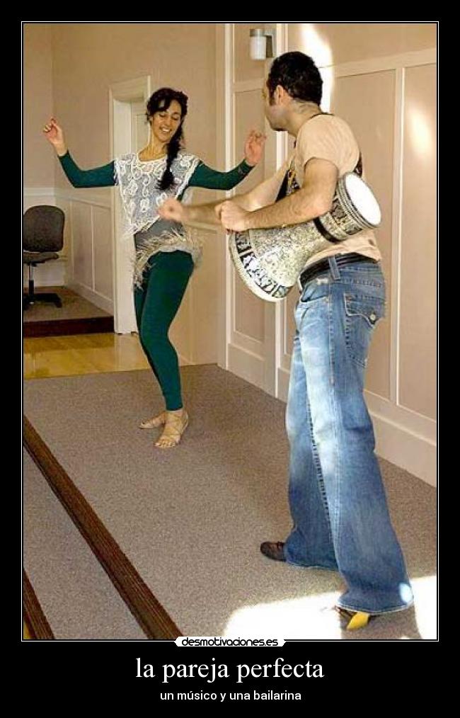 la pareja perfecta - un músico y una bailarina