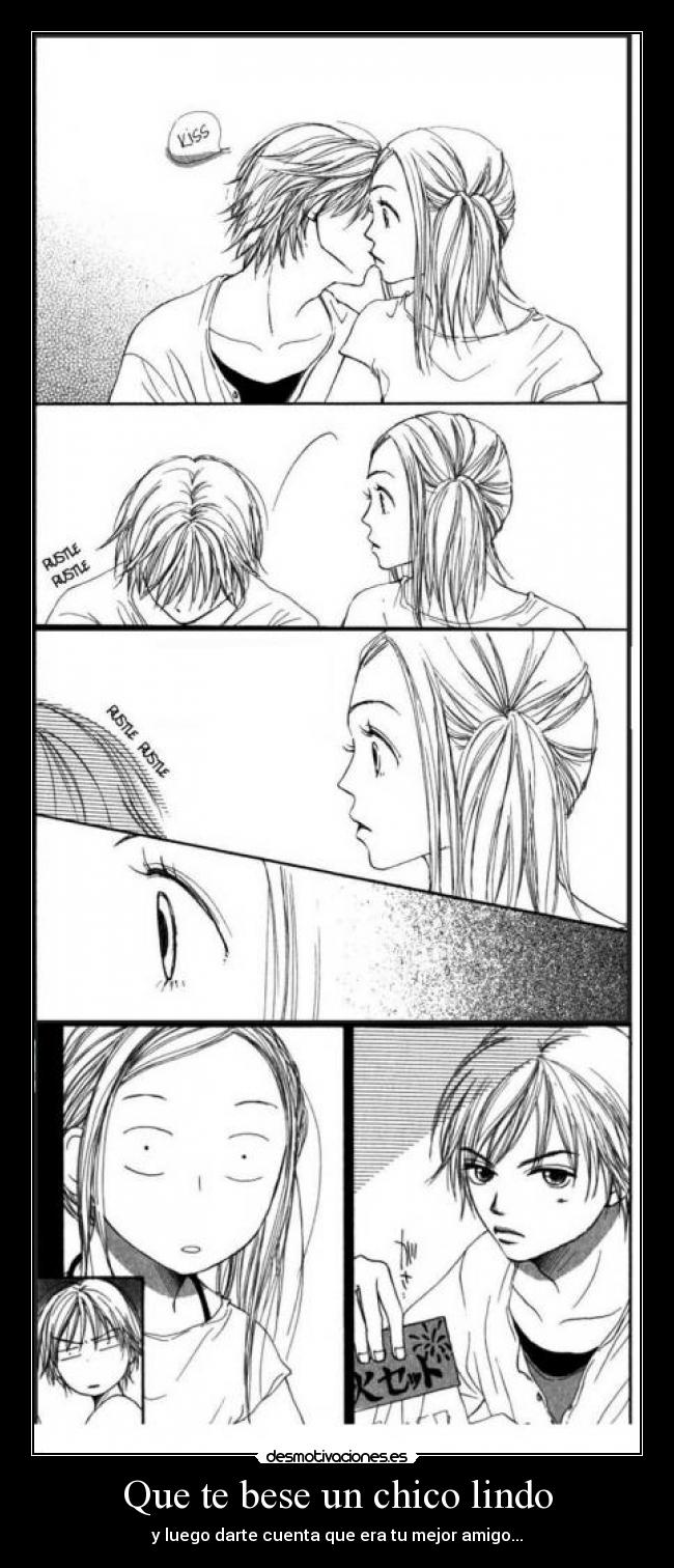 Que te bese un chico lindo -