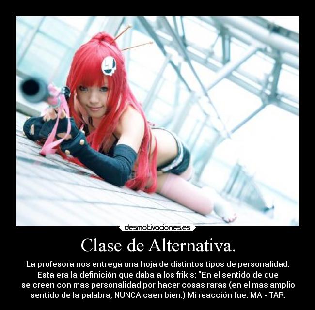 Clase de Alternativa. -