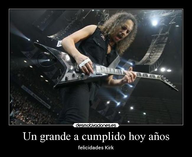 Un grande a cumplido hoy años - felicidades Kirk