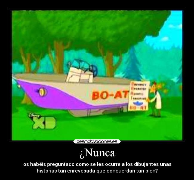 ¿Nunca - os habéis preguntado como se les ocurre a los dibujantes unas
historias tan enrevesada que concuerdan tan bien?