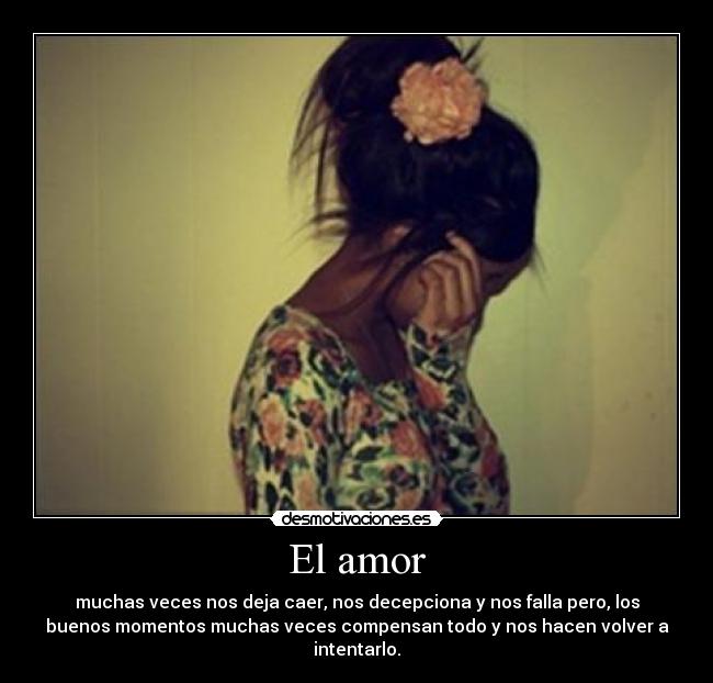 El amor -