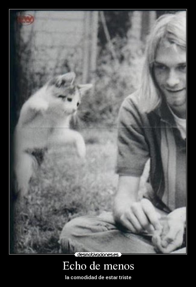 Echo de menos - la comodidad de estar triste