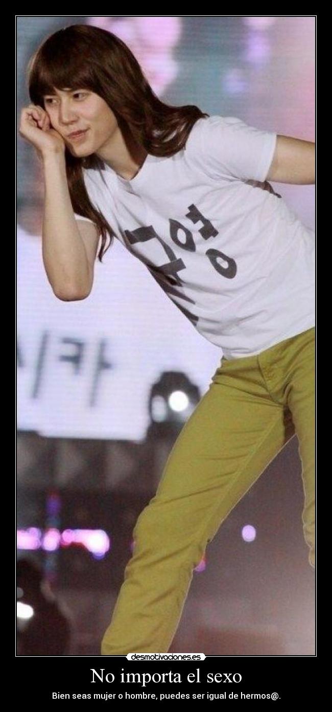 No importa el sexo -