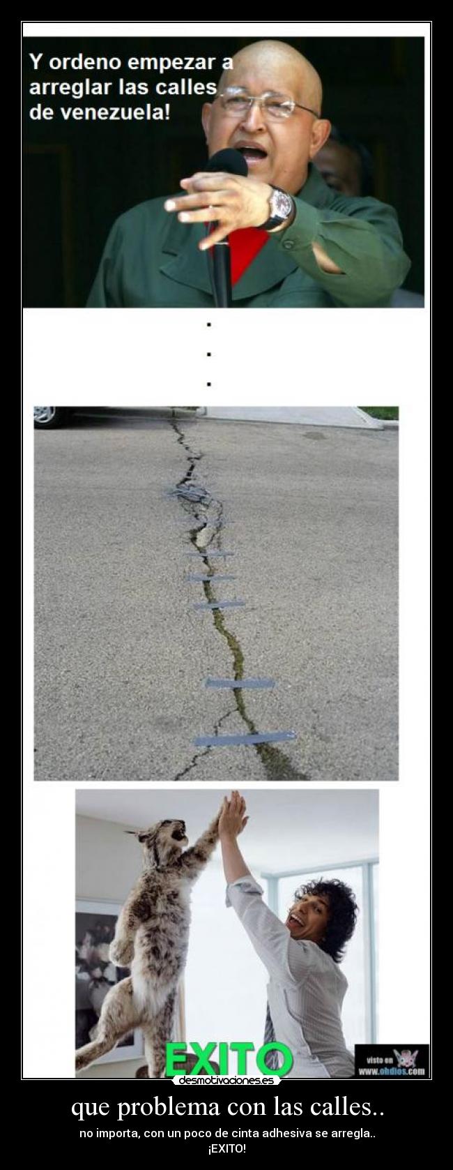 que problema con las calles.. - no importa, con un poco de cinta adhesiva se arregla..
¡EXITO!