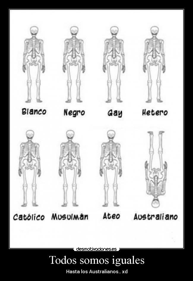 Todos somos iguales -