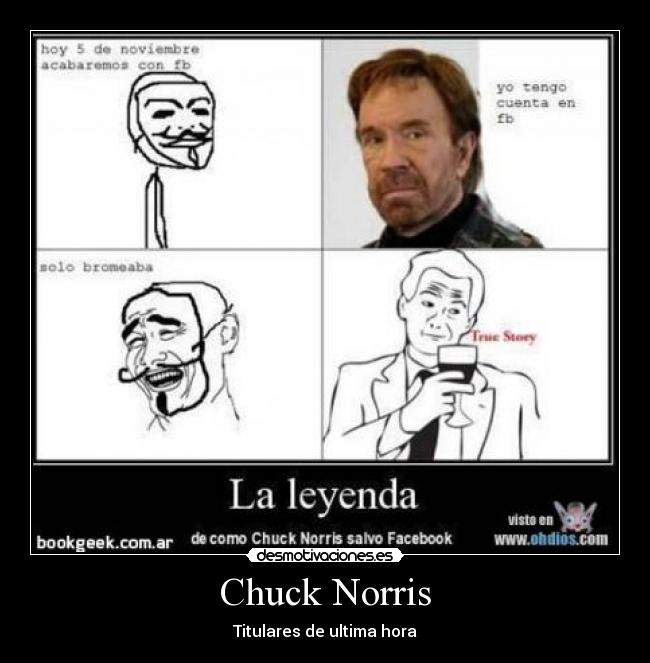 Chuck Norris - Titulares de ultima hora