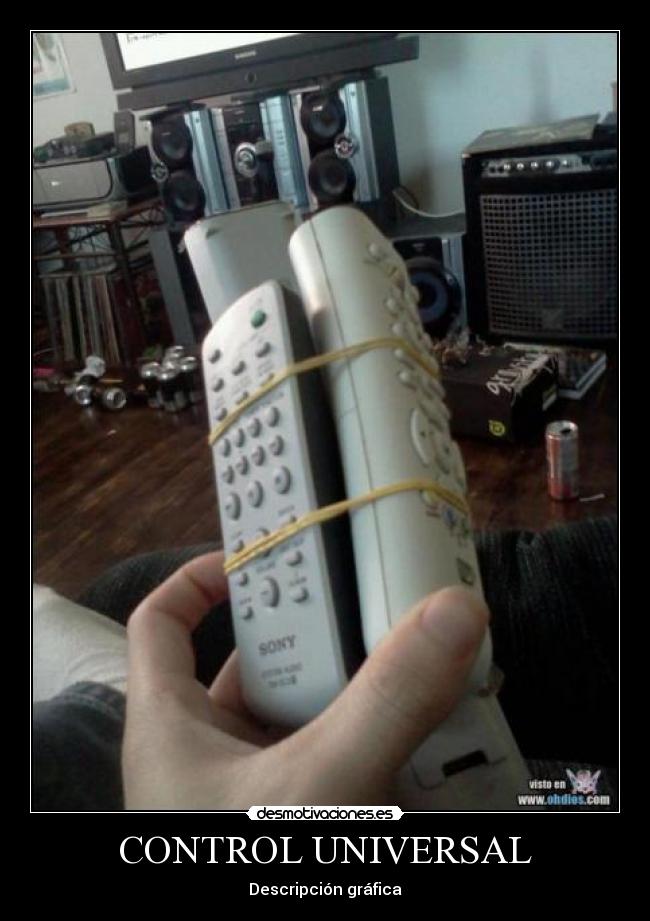 CONTROL UNIVERSAL - Descripción gráfica