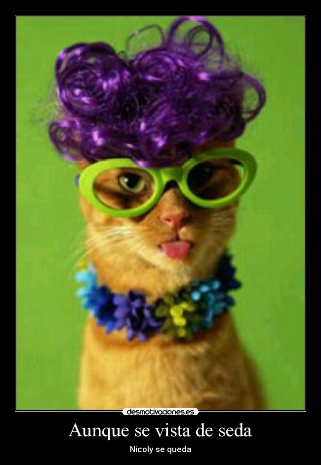 Aunque se vista de seda -