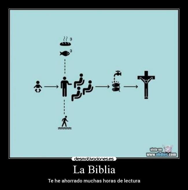 La Biblia - Te he ahorrado muchas horas de lectura