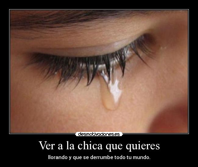 Ver a la chica que quieres -