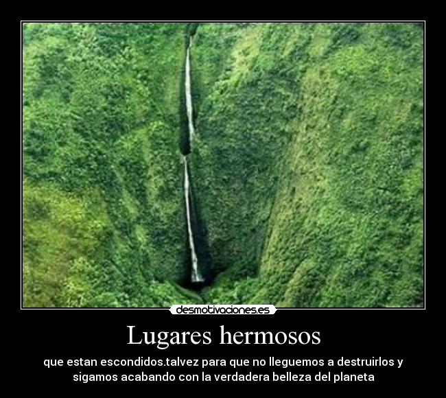 Lugares hermosos -