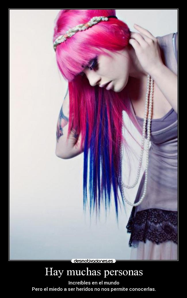 Hay muchas personas -