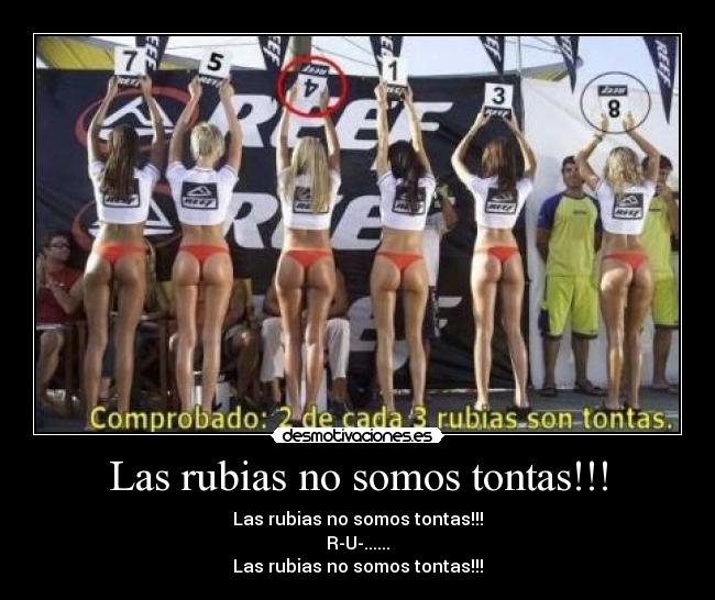 Las rubias no somos tontas!!! - 