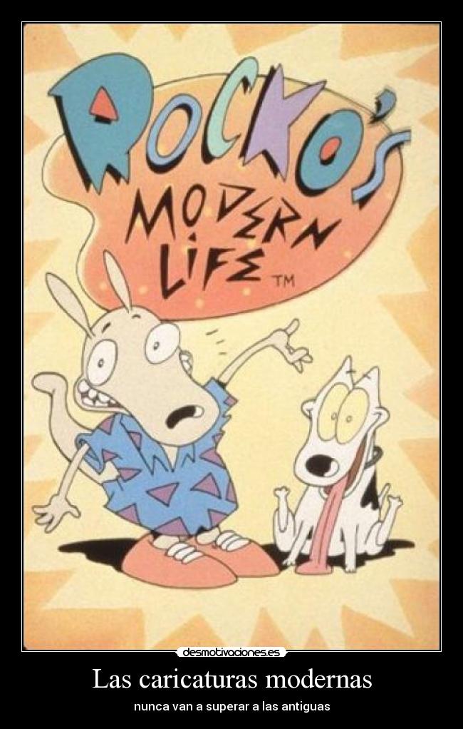 Las caricaturas modernas - nunca van a superar a las antiguas