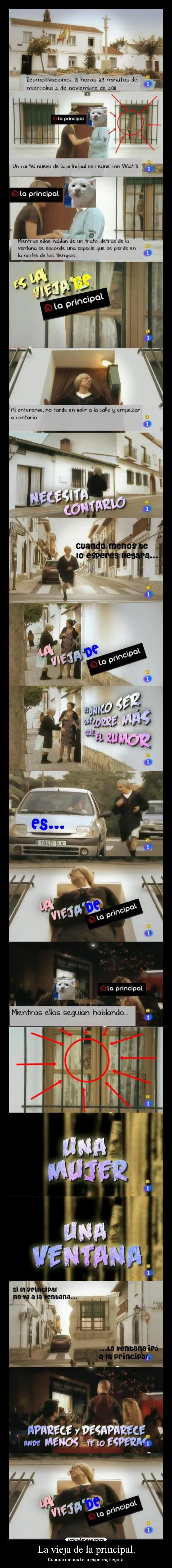 La vieja de la principal. - 