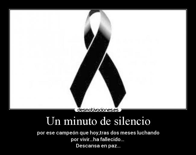 Un minuto de silencio - 