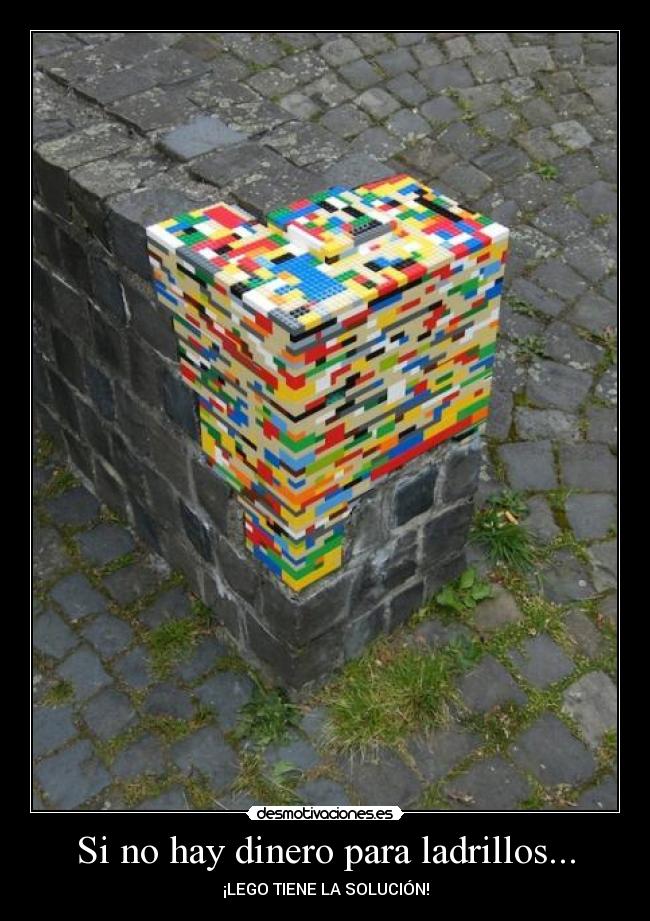 Si no hay dinero para ladrillos... - ¡LEGO TIENE LA SOLUCIÓN!