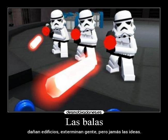 carteles lego balas desmotivaciones