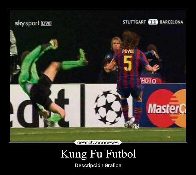 Kung Fu Futbol - Descripción Grafica