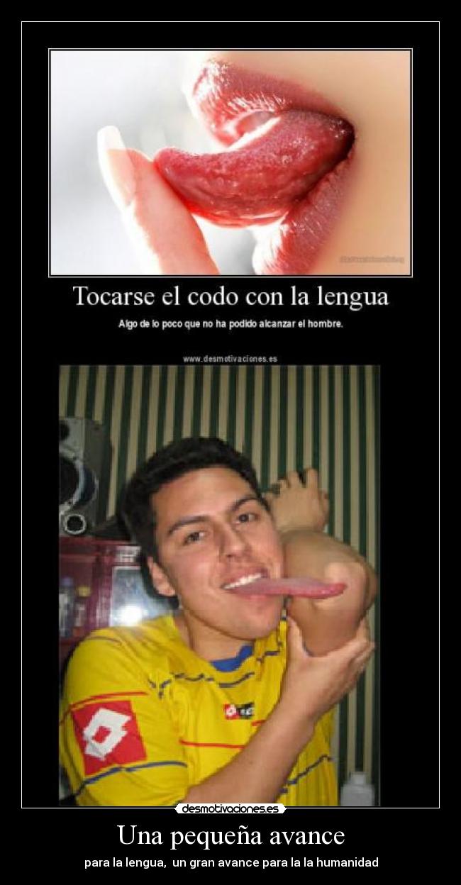 Una pequeña avance - para la lengua, un gran avance para la la humanidad