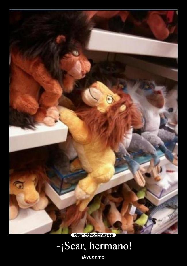 -¡Scar, hermano! -