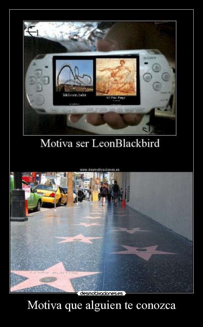 Motiva que alguien te conozca - 