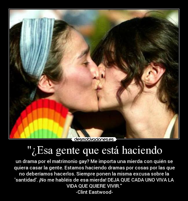 ¿Esa gente que está haciendo -