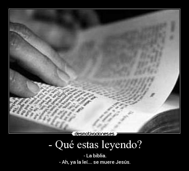 - Qué estas leyendo? -