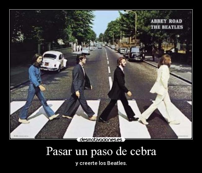 Pasar un paso de cebra -