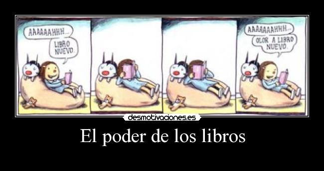 carteles olror los libros desmotivaciones
