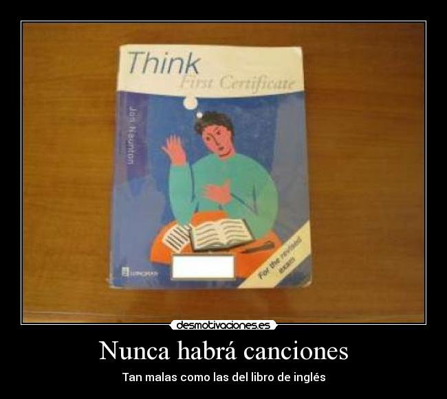 Nunca habrá canciones - 
