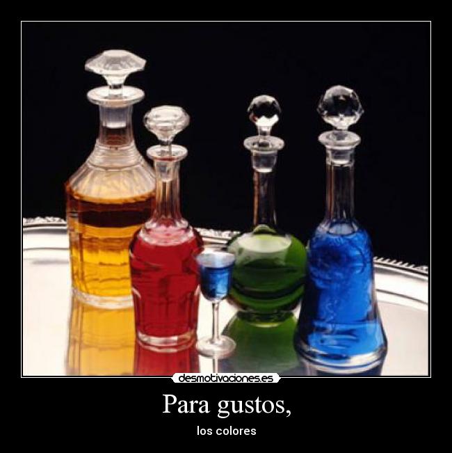 carteles para gustos colores desmotivaciones