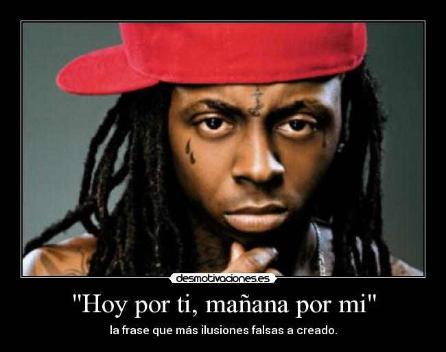 Hoy por ti, mañana por mi -