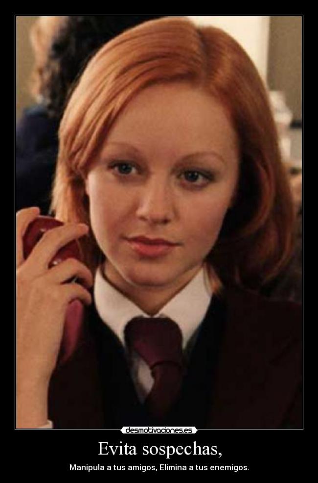 Evita sospechas, - 