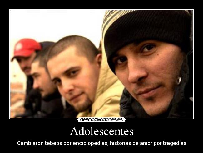 Adolescentes - Cambiaron tebeos por enciclopedias, historias de amor por tragedias