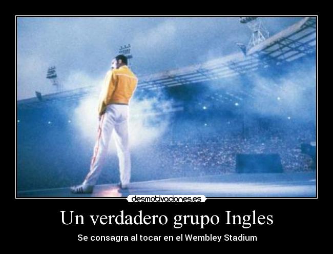 Un verdadero grupo Ingles - Se consagra al tocar en el Wembley Stadium