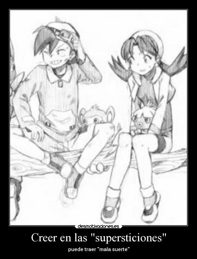 Creer en las supersticiones - puede traer mala suerte