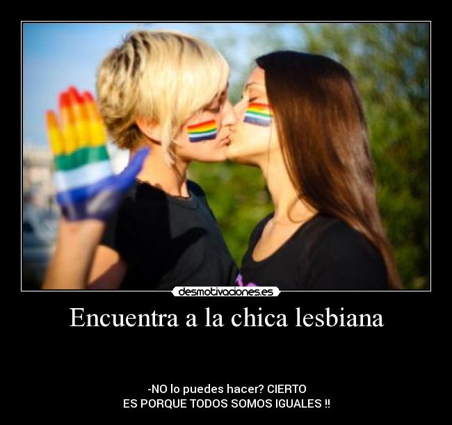 Encuentra a la chica lesbiana -