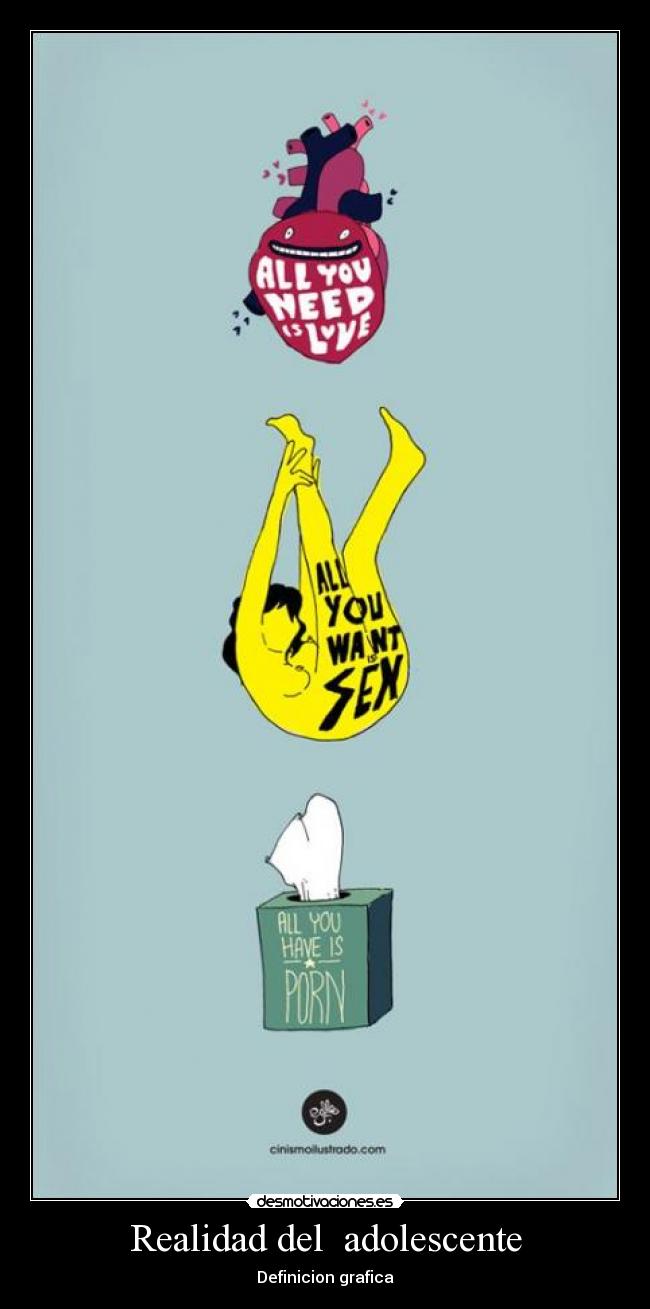 Realidad del adolescente - Definicion grafica