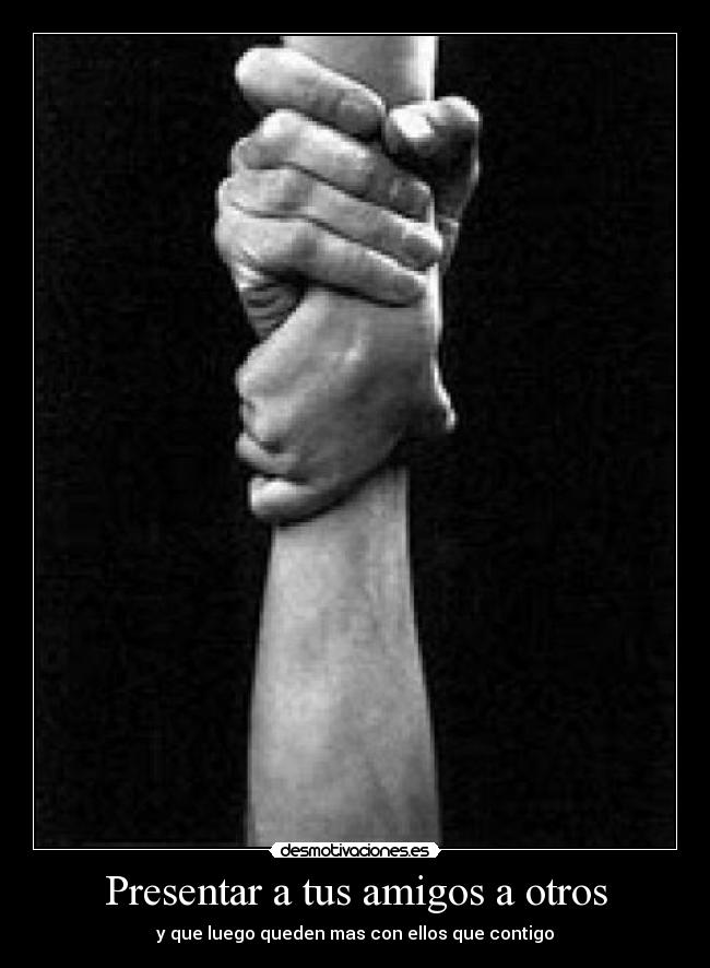 carteles amigos amigos falsos desmotivaciones