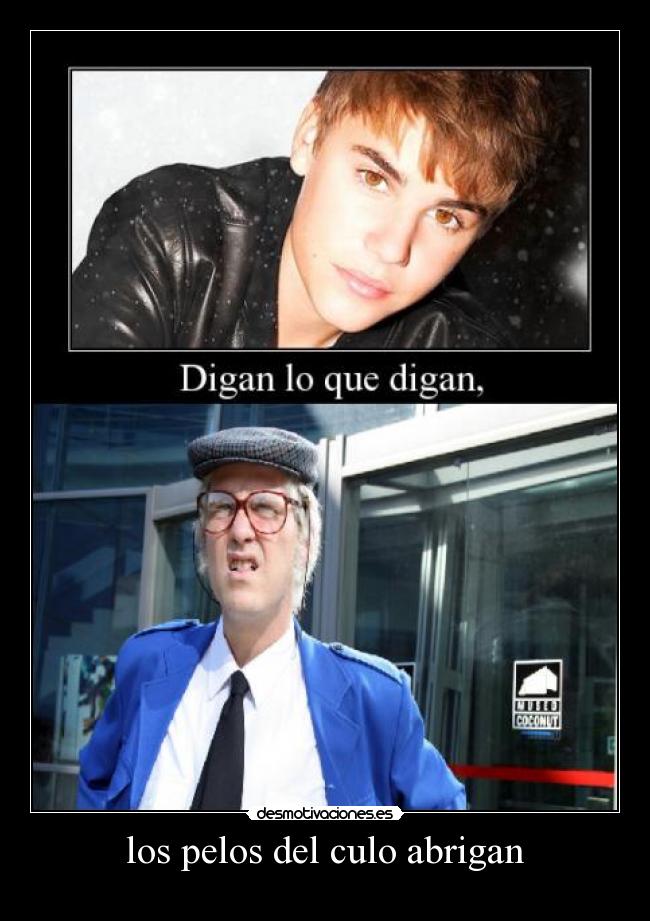 los pelos del culo abrigan -