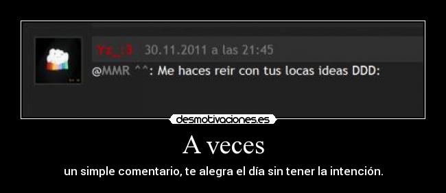 A veces -