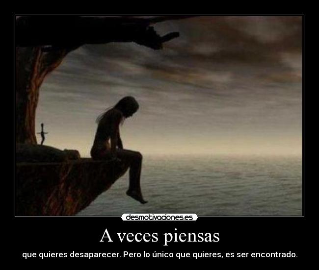 A veces piensas - 