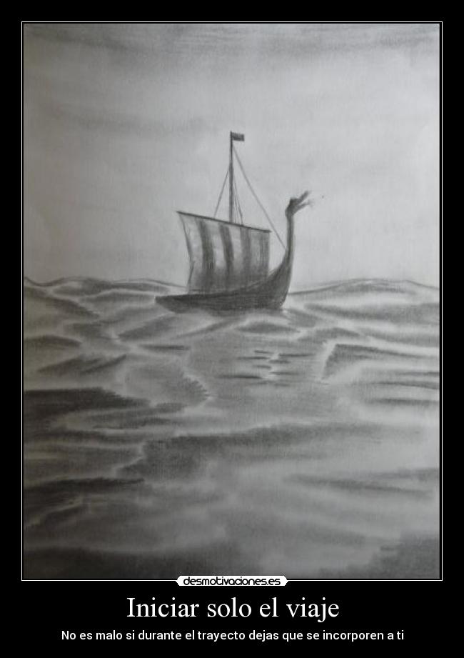 Iniciar solo el viaje -